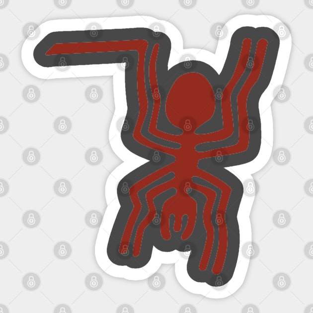 Nazca Lines - Ant Sticker by The Convergence Enigma